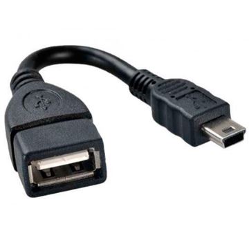 Cable minuUSB macho - USB hembra