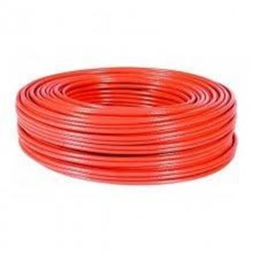 Cable rígido AWG24, hilo de 0,5mmm, 5mts Rojo