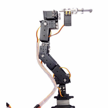 Brazo robótico en metal, 5 Servos incluidos y sensor shield Arduino