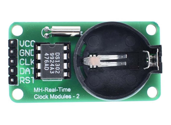 Módulo de reloj RTC DS1302 para Arduino, sin batería