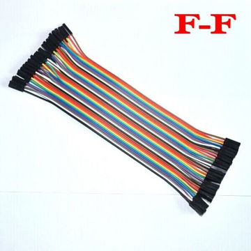 Cables Dupont 30cm, F-F, 40uds