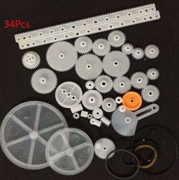 Kit de ruedas dentadas, 34 piezas