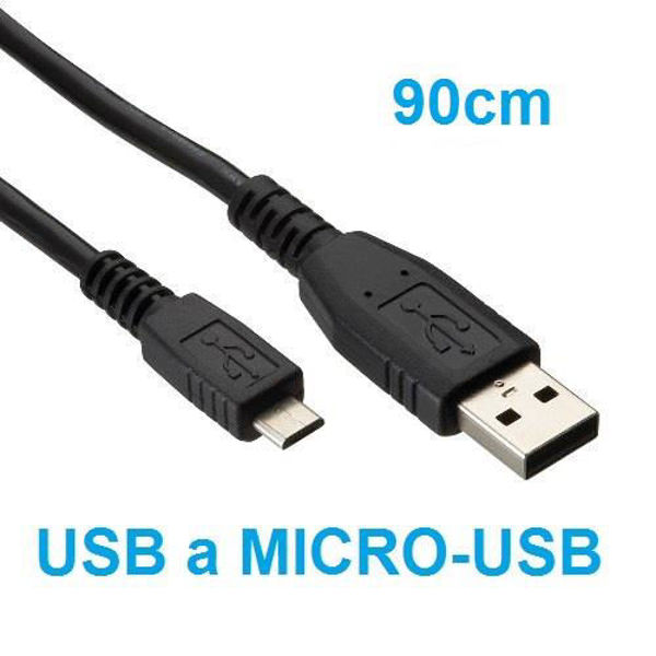 Cable USB a microUSB de 90cm