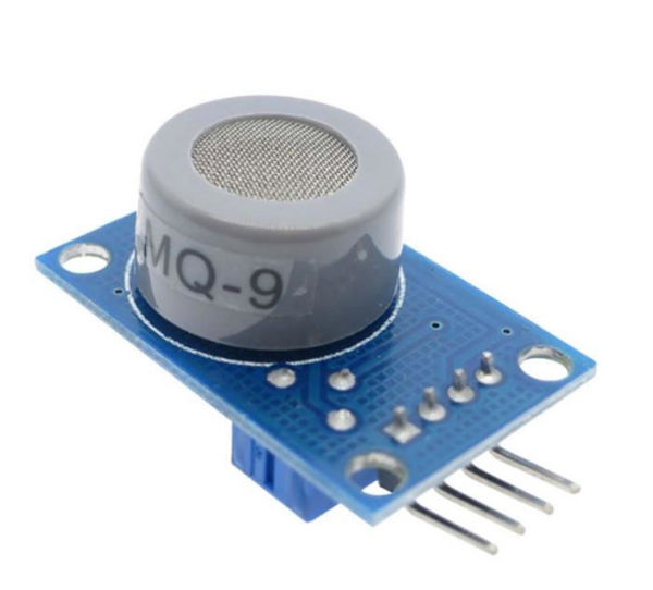 Sensor de gases MQ-9, sensible al CO y gases inflamables