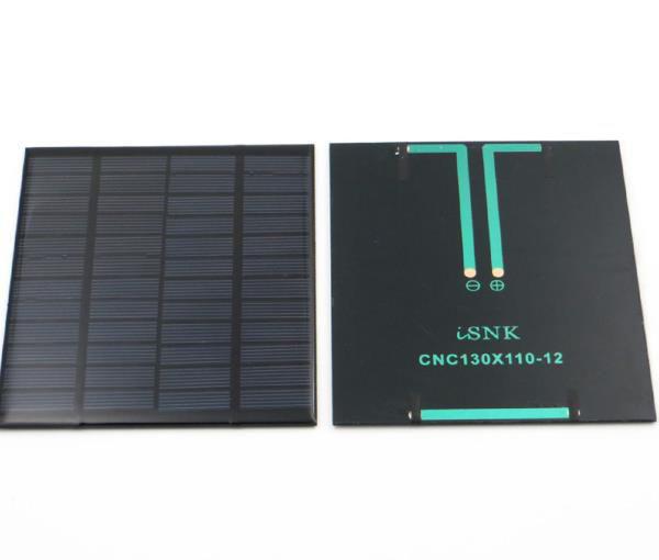 Panel solar 12V 130x110mm 160mA